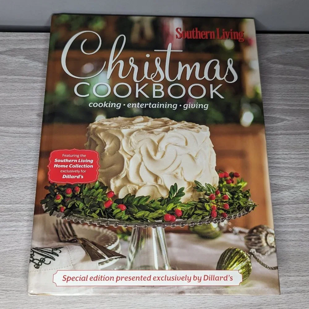 Southern Living Holiday Cookbook 2015 2-in-1 Hard Cover Book